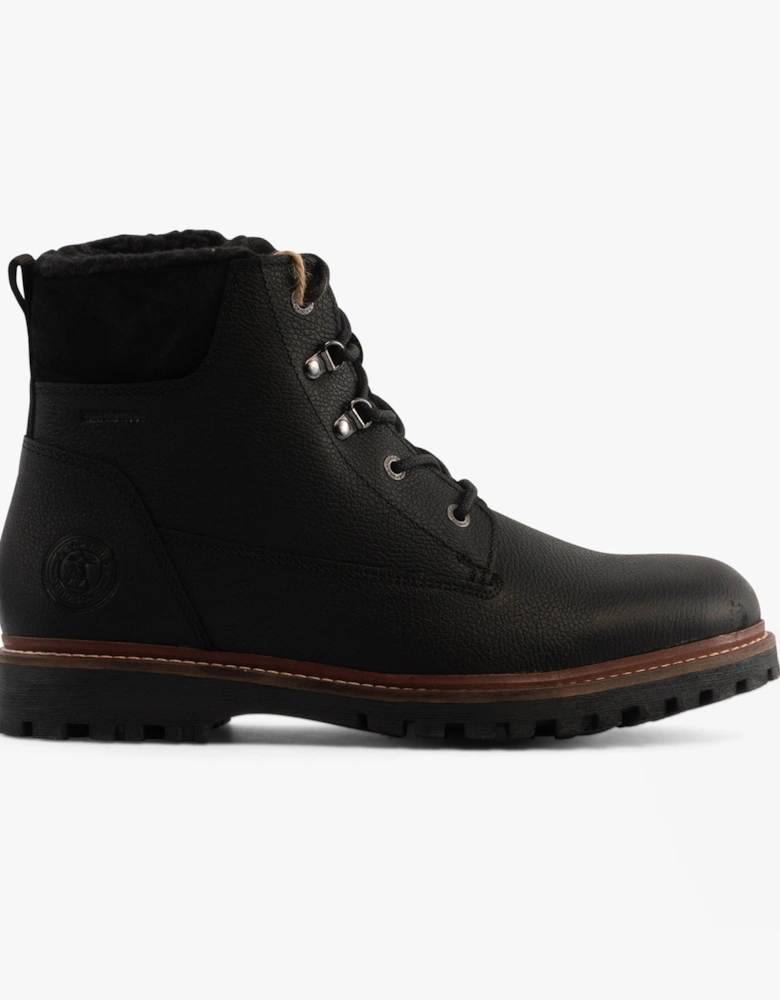 STORR Mens Derby Boots Black