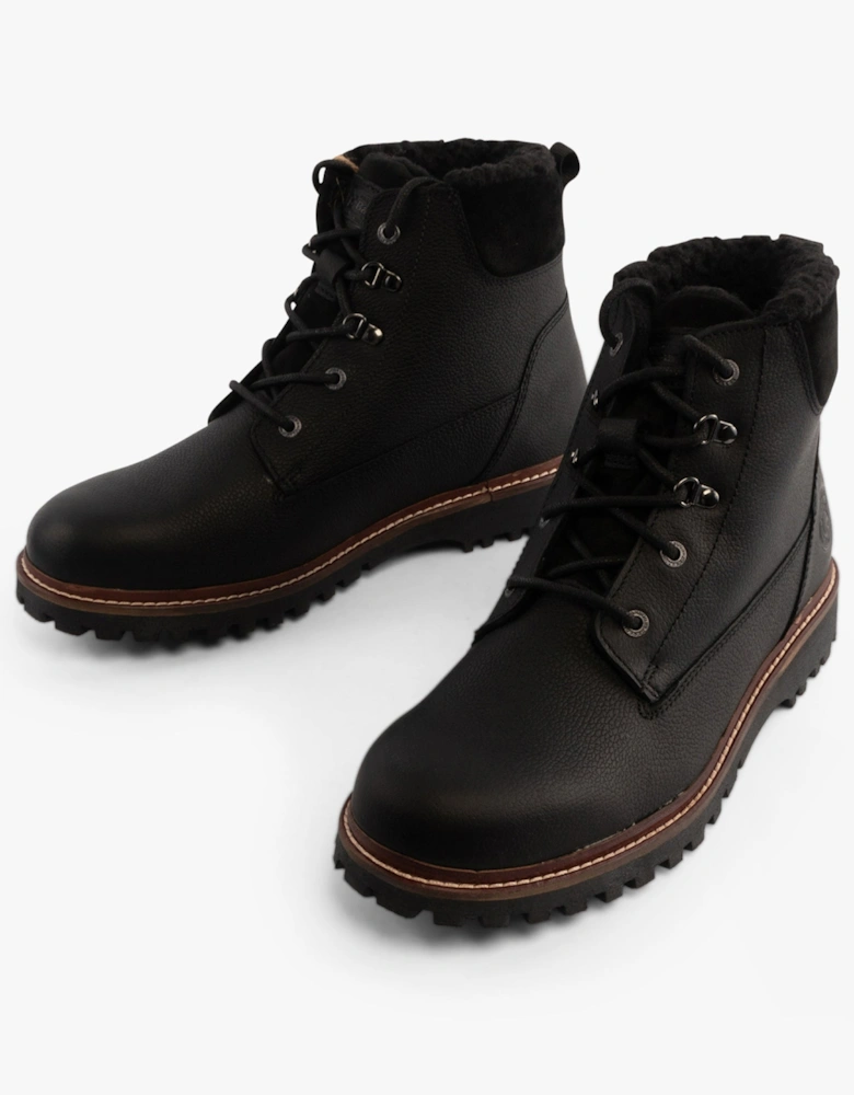 STORR Mens Derby Boots Black