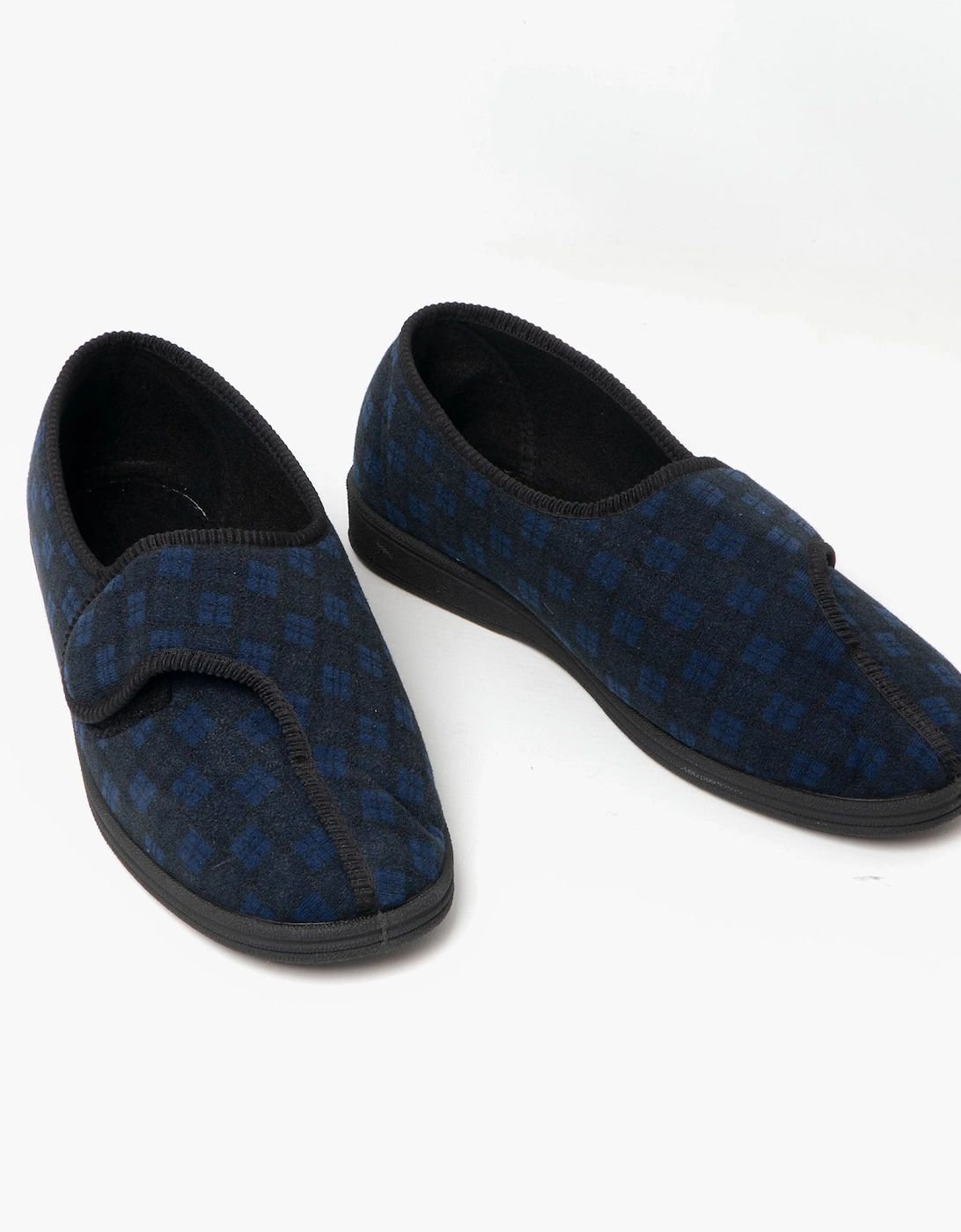 PAUL Mens Full Slippers Blue