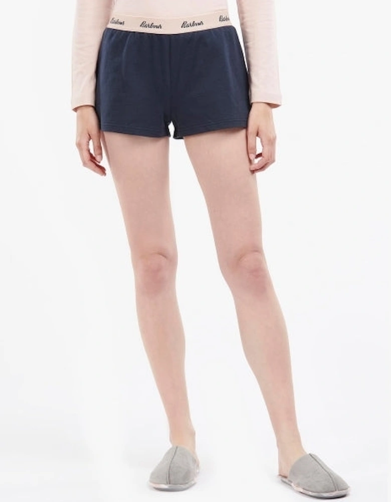 SADIE Womens Lounge Shorts Navy