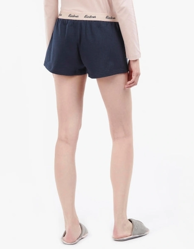 SADIE Womens Lounge Shorts Navy