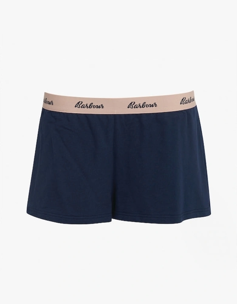 SADIE Womens Lounge Shorts Navy