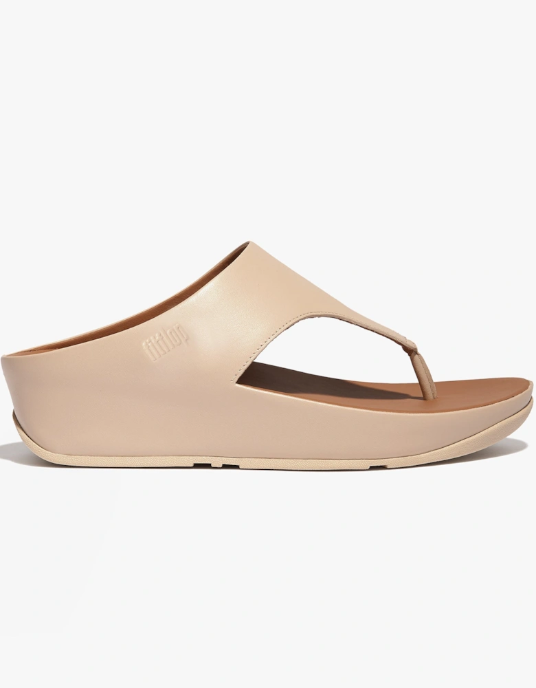 SHUV TOE-POST Womens Sandals Stone Beige