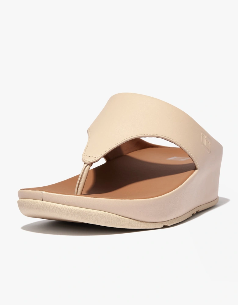 SHUV TOE-POST Womens Sandals Stone Beige