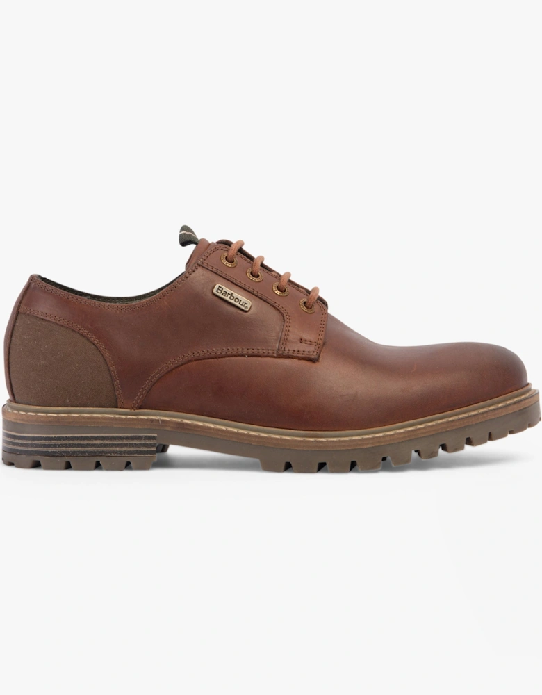 SANDSTONE Mens Derby Shoes Mahogany