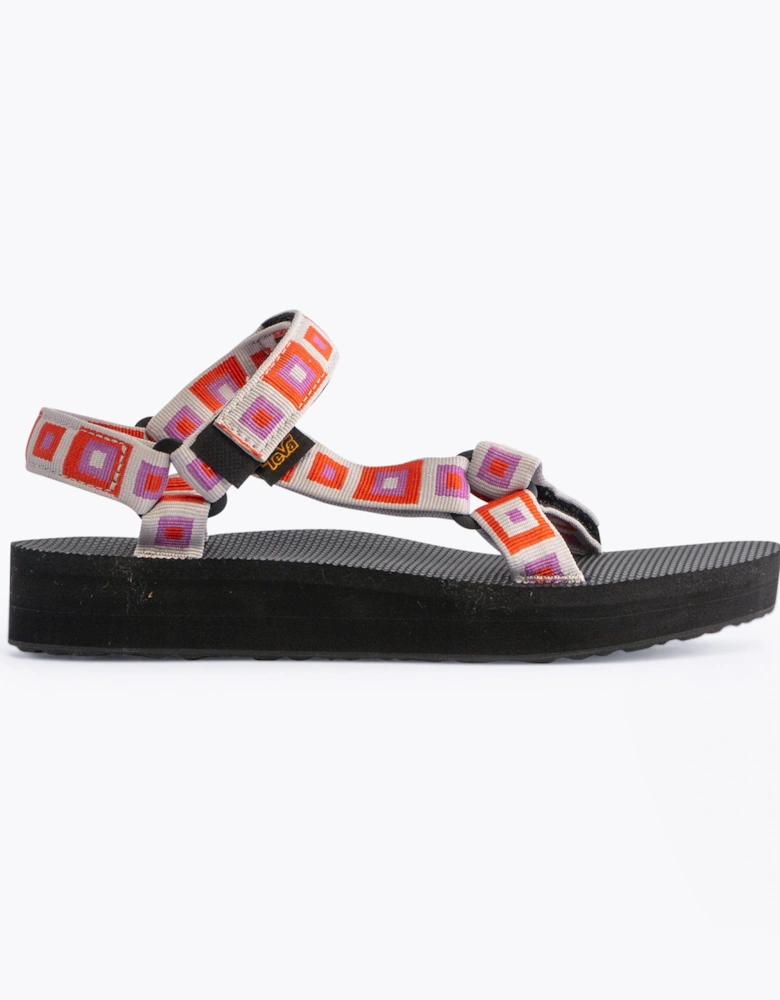 MIDFORM UNIVERSAL Womens Sandals Retro Squares Explore