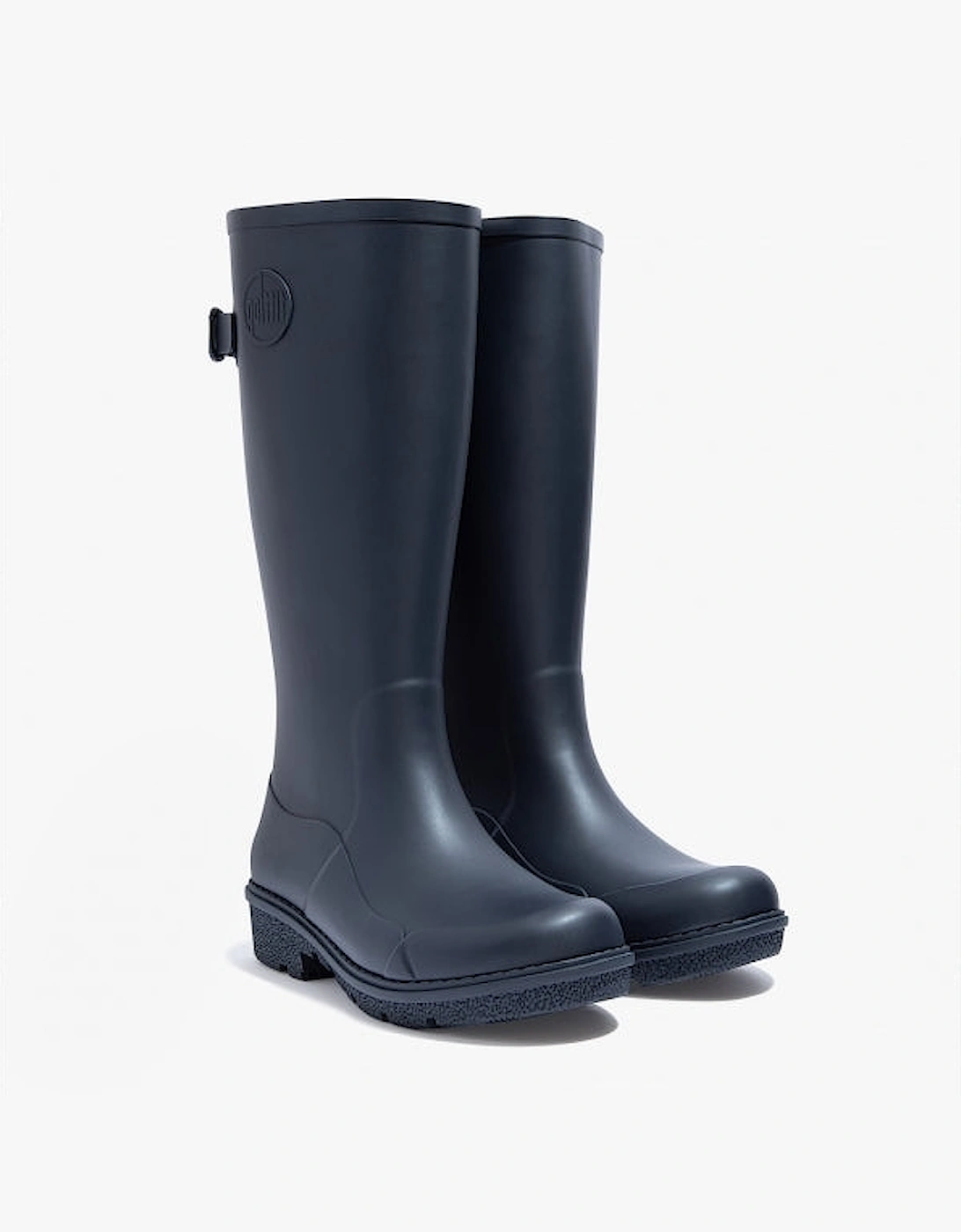 WONDERWELLY TALL Womens Rubber Wellington Boots Midnight Navy