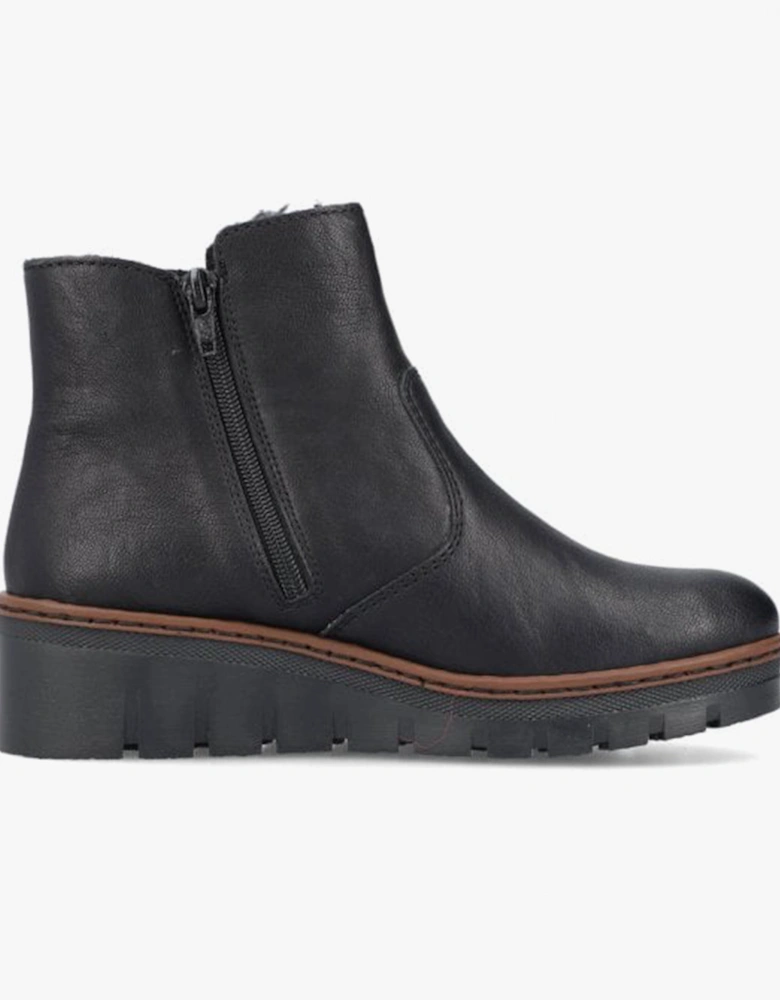 X9165-00 Womens Ankle Boots Black