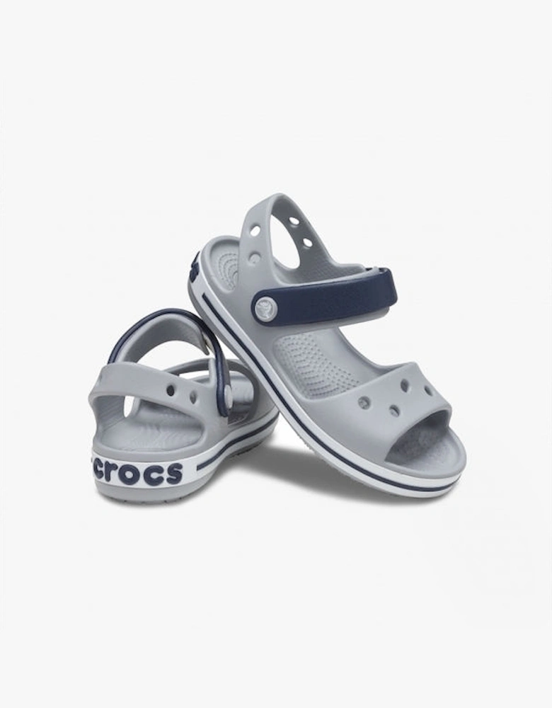 12856-01U CROCBAND SANDAL Kids Sandals Light Grey/Navy