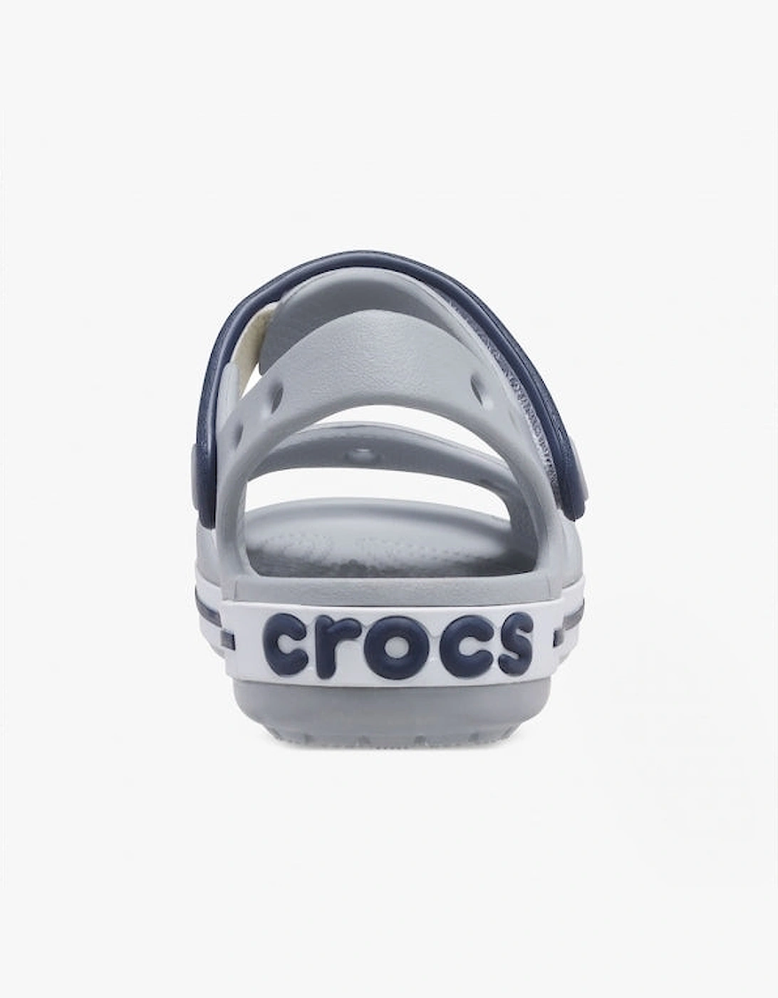 12856-01U CROCBAND SANDAL Kids Sandals Light Grey/Navy