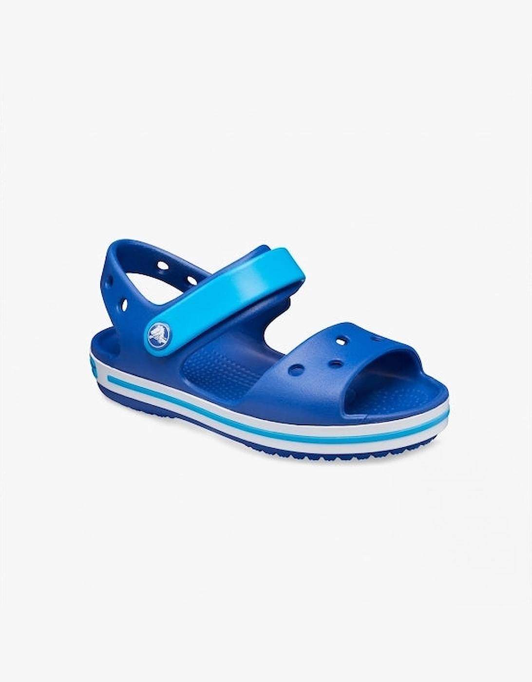 12856-4BX CROCBAND SANDAL Kids Sandals Cerulean Blue/Ocean