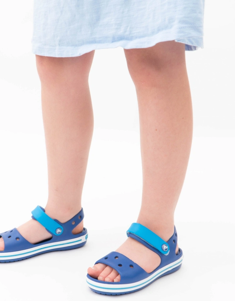 12856-4BX CROCBAND SANDAL Kids Sandals Cerulean Blue/Ocean