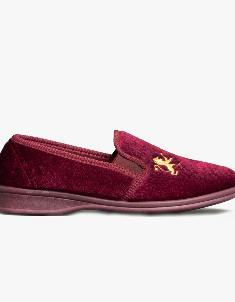 WARMINSTER Mens Slippers Wine