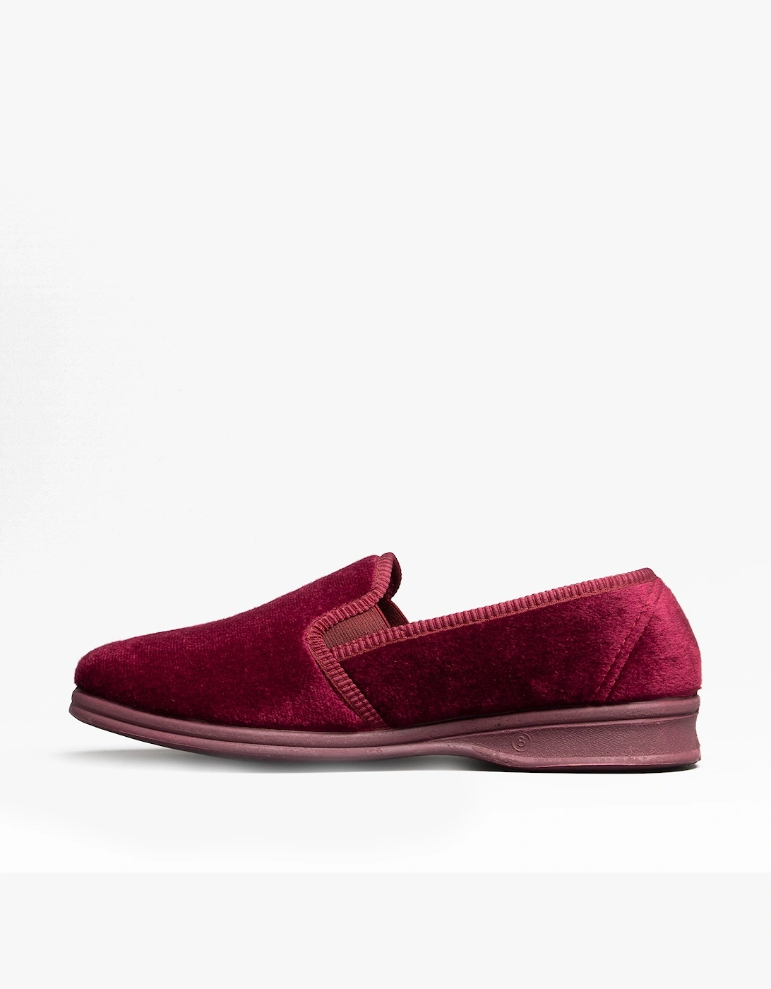 WARMINSTER Mens Slippers Wine