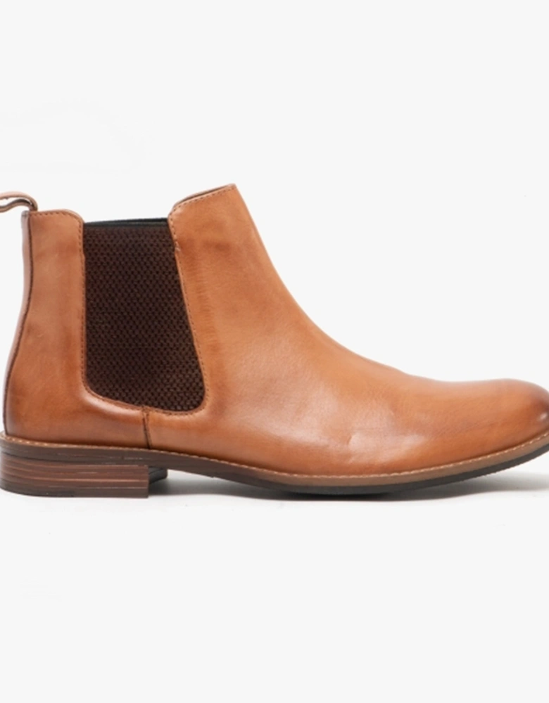 BEAU Mens Chelsea Boots Tan