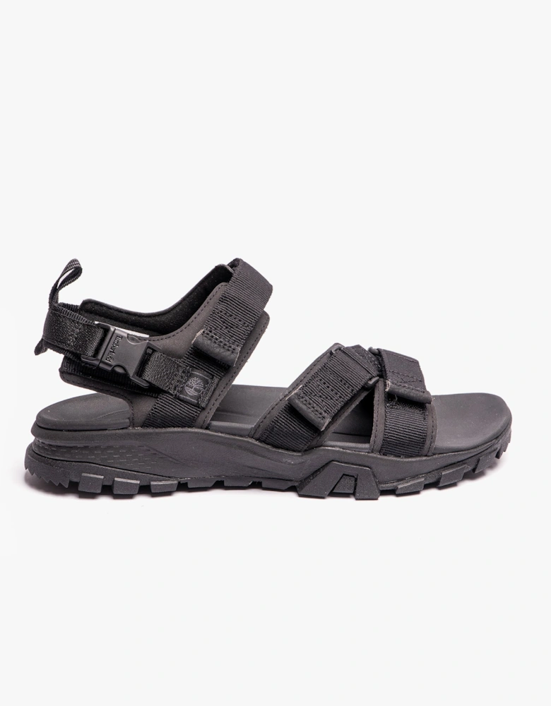 Garrison Trail Mens Webbing Sandals Black