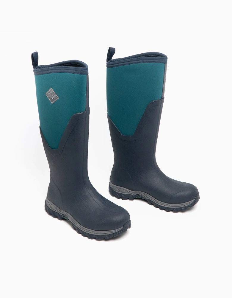 Muck Boots ARCTIC SPORT II TALL Womens Rubber Wellington Boots Navy/Spruce