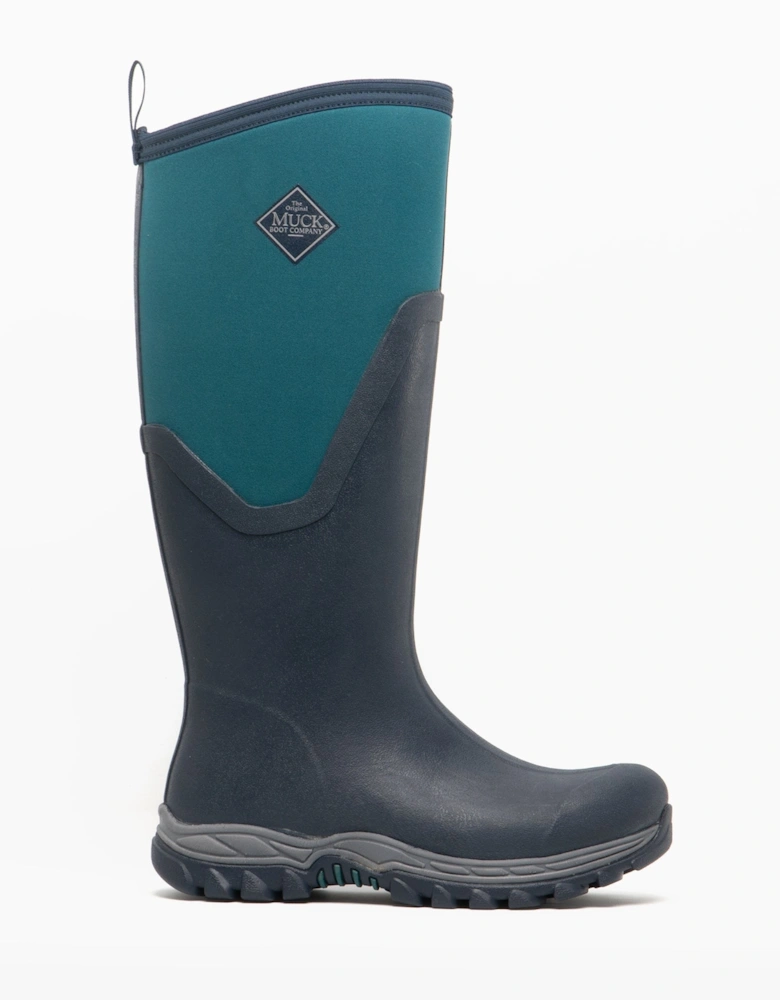 Muck Boots ARCTIC SPORT II TALL Womens Rubber Wellington Boots Navy/Spruce