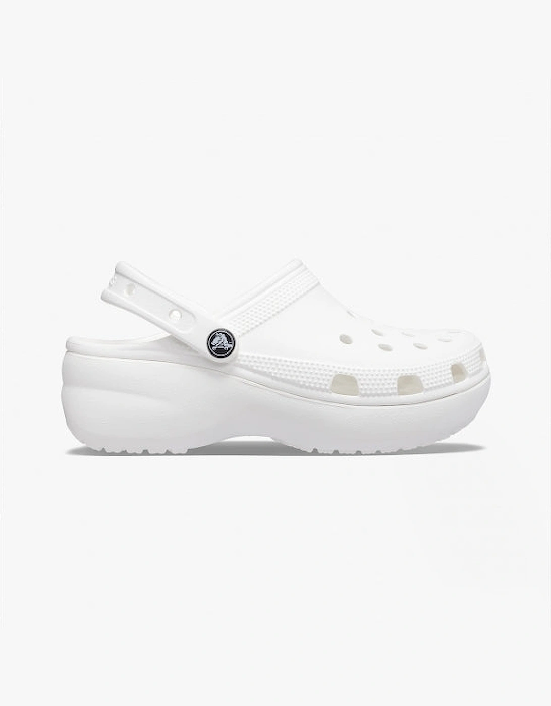 Crocs Women's White 206750-100 Classic Platform Clog Clogs - Size: 7