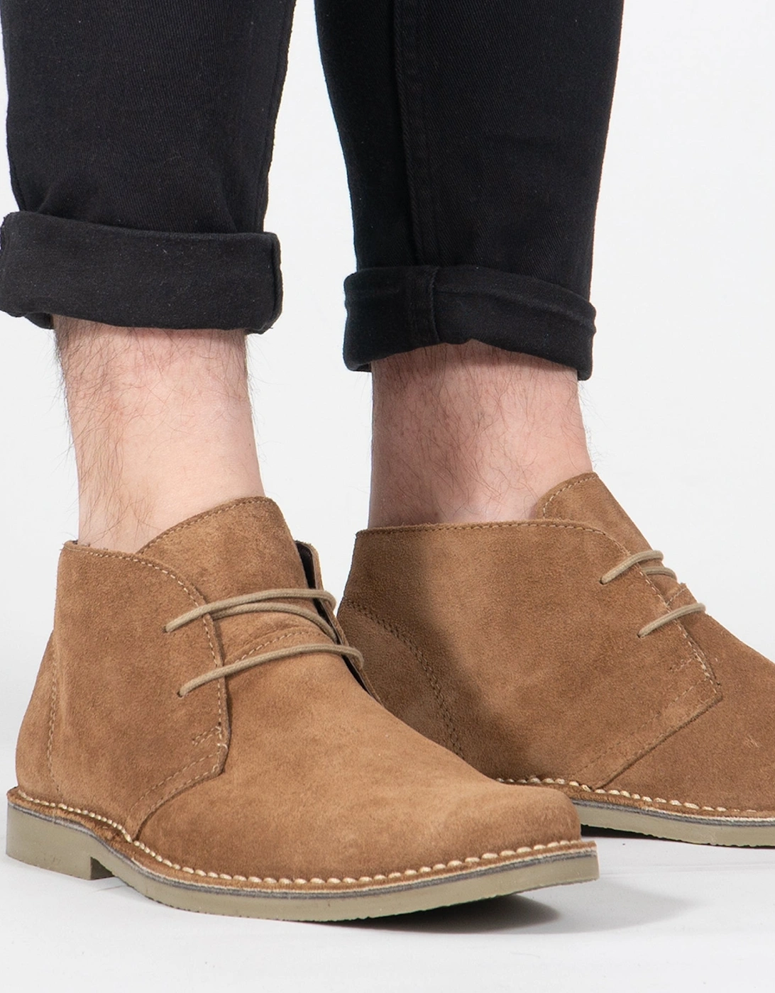 M420BS Mens Desert Boots Sand