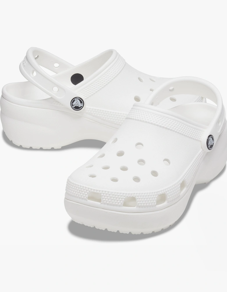 206750-100 CLASSIC PLATFORM CLOG Womens Clogs White