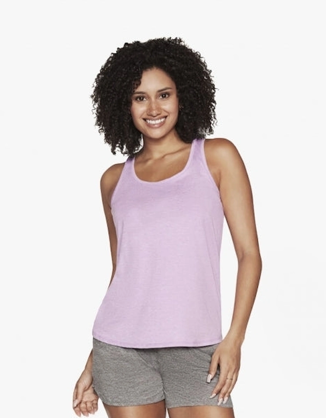 Women's Skechers WTT185/PRPW GODRI SWIFT TUNIC Womens Tank Top Purple - Size: 10