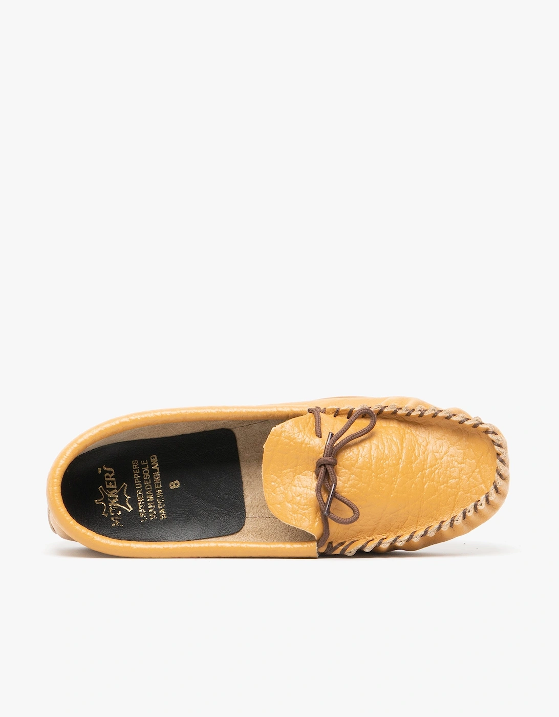 GORDON Mens Moccasin Slippers Tan