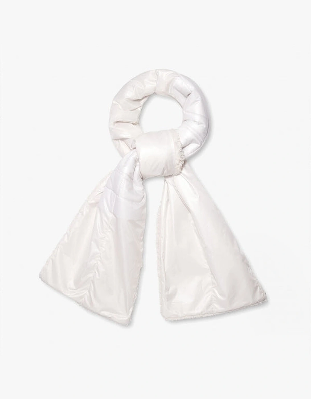 Ugg Women's White Nimb Aand Puffer Scarf Nimbus - Size: One Size