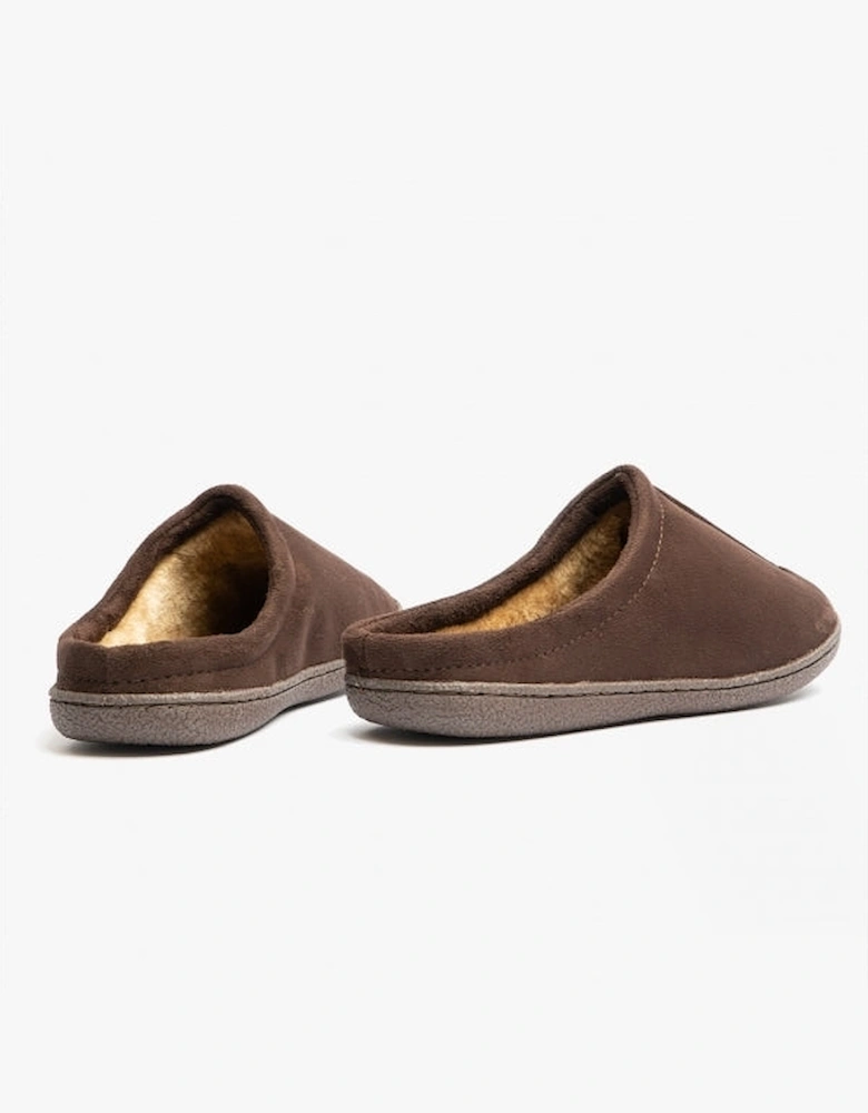 Jo & Joe CLIFF Mens Mule Slippers Brown