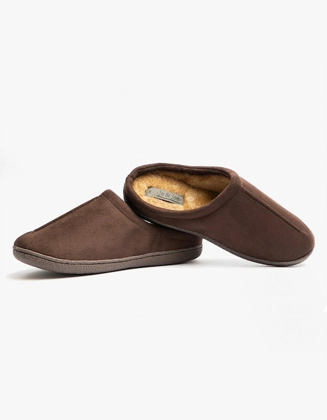 Jo & Joe CLIFF Mens Mule Slippers Brown