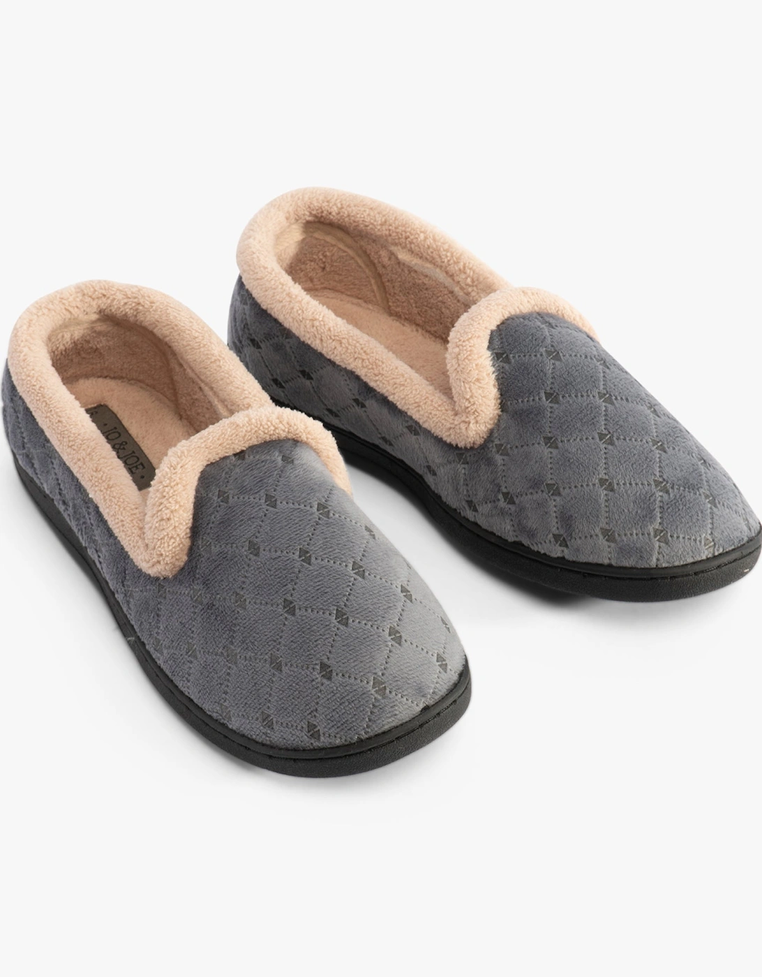 Jo & Joe ISLA Womens Slippers Grey