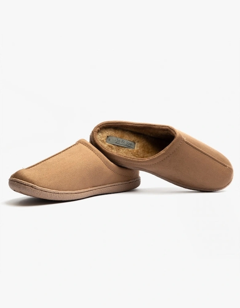 Jo & Joe CLIFF Mens Mule Slippers Cognac