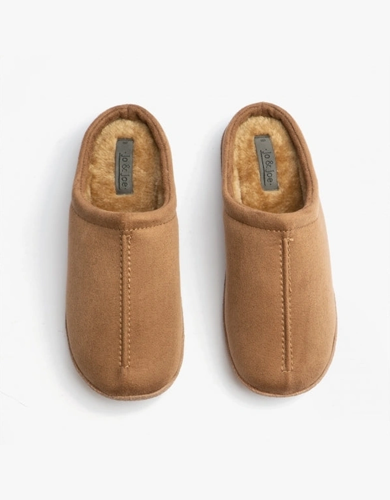 Jo & Joe CLIFF Mens Mule Slippers Cognac