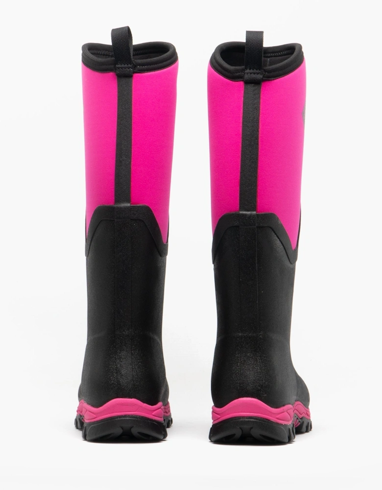 Muck Boots ARCTIC SPORT II TALL Womens Rubber Wellington Boots Black/Pink