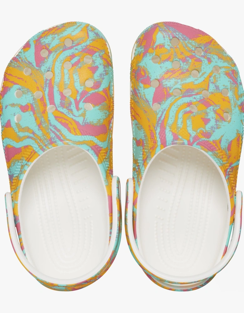 209036-6WA CLASSIC ISLAND ESCAPE Kids Clogs Hyper Pink/Multi