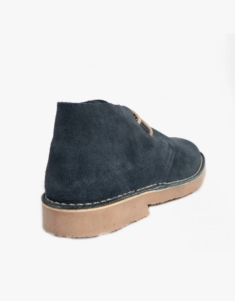 M400CS Mens Desert Boots Navy Blue