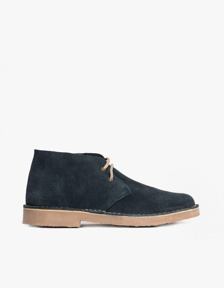 M400CS Mens Desert Boots Navy Blue