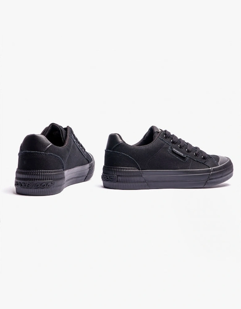 CHEERY 12A CANVAS Womens Trainers Black