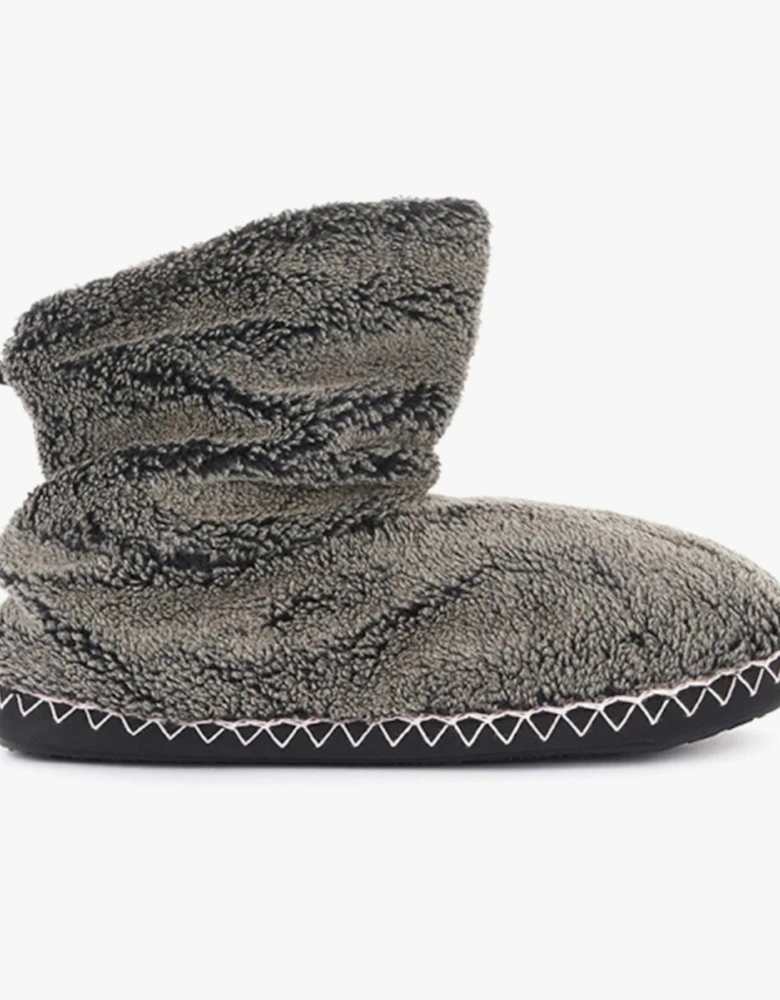 URSULA Womens Slipper Boots Black