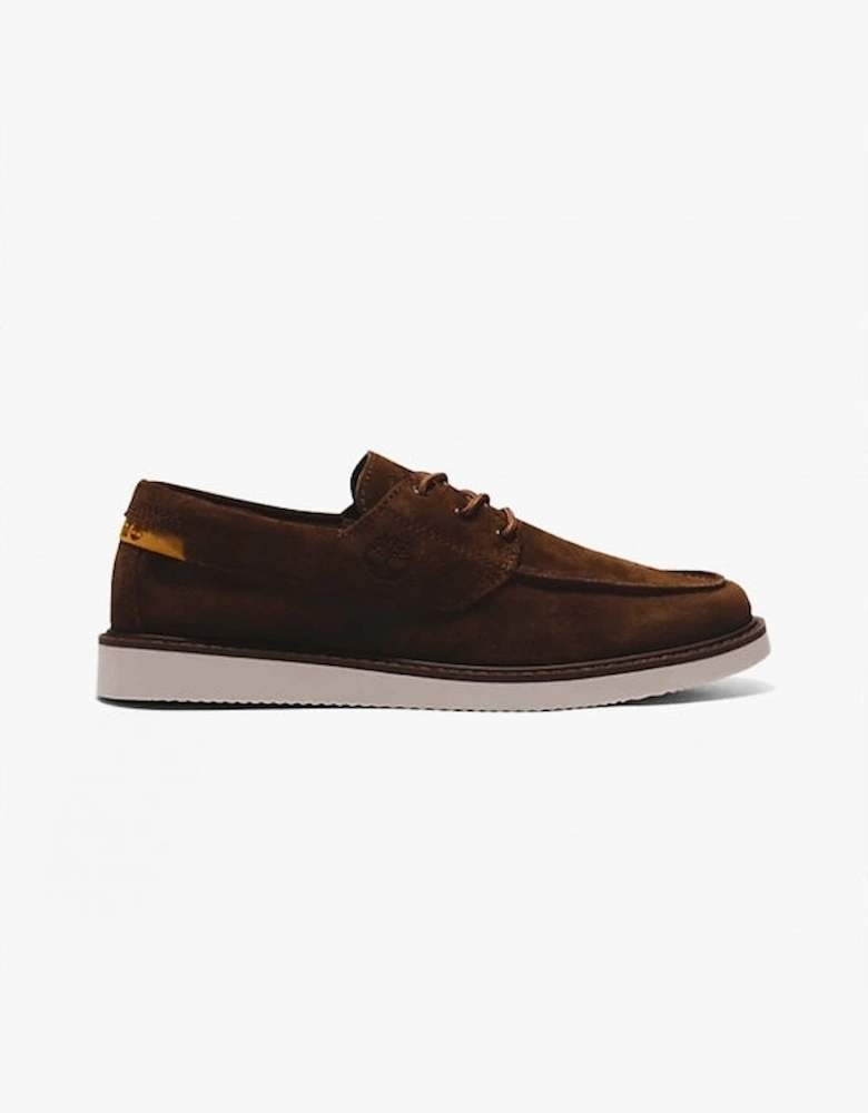 Newmarket II Mens Suede Boat Shoes Dark Brown