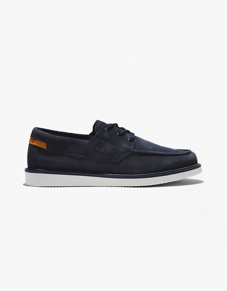 Newmarket II Mens Suede Boat Shoes Navy