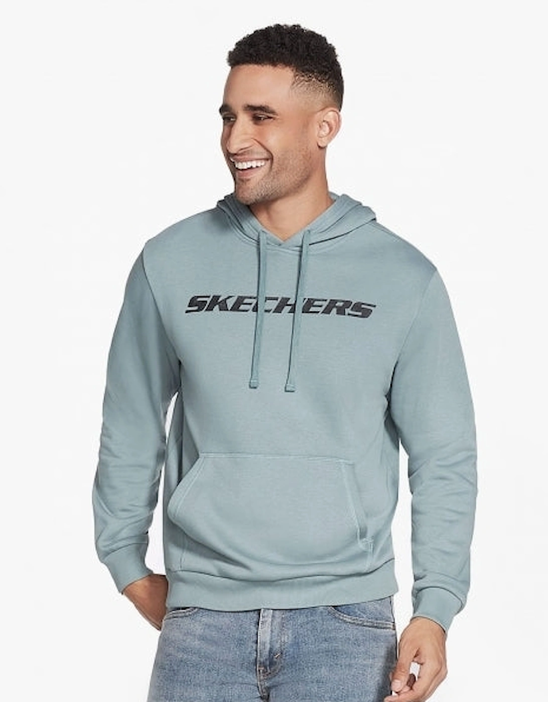 Skechers Men's Grey Mhd12/Tlbl Heritage Ii Pullover Hoodie Trooper - Size 38