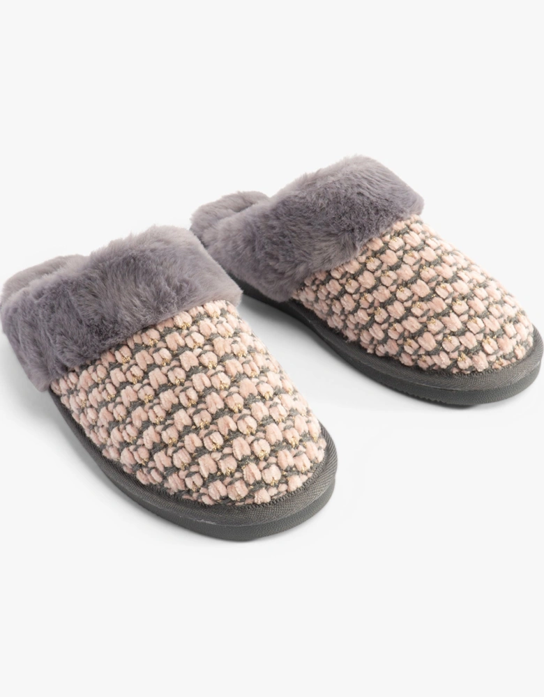 Jo & Joe PERSIAN Womens Slippers Pink/Grey