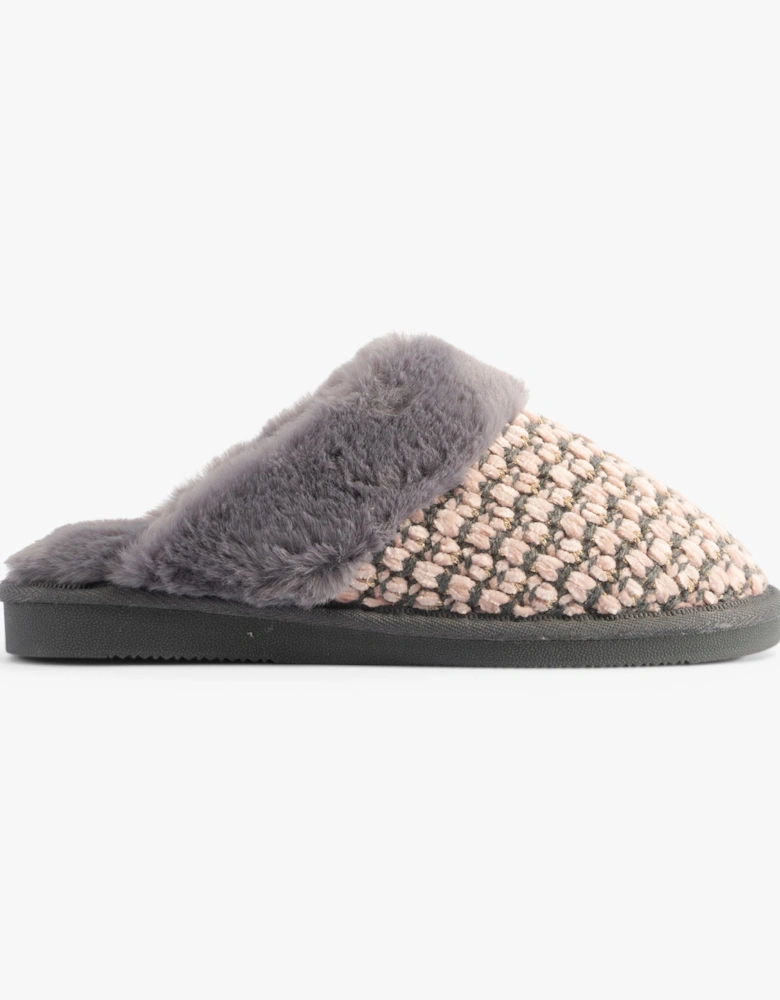 Jo & Joe PERSIAN Womens Slippers Pink/Grey