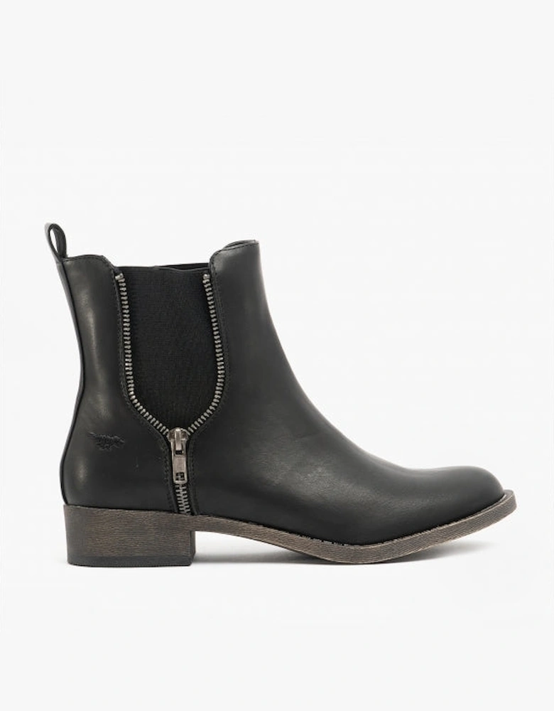 CAMILLA BROMLEY Womens Chelsea Boots Black