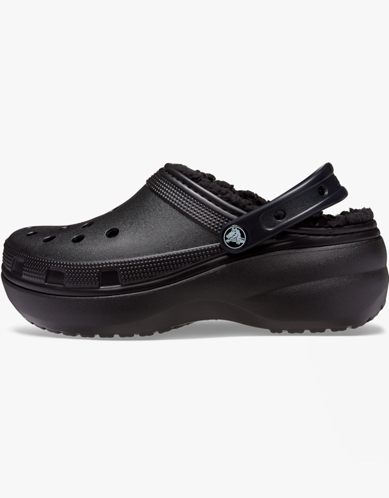 207938-001 CLASSIC PLATFORM LINED Womens Clogs Black