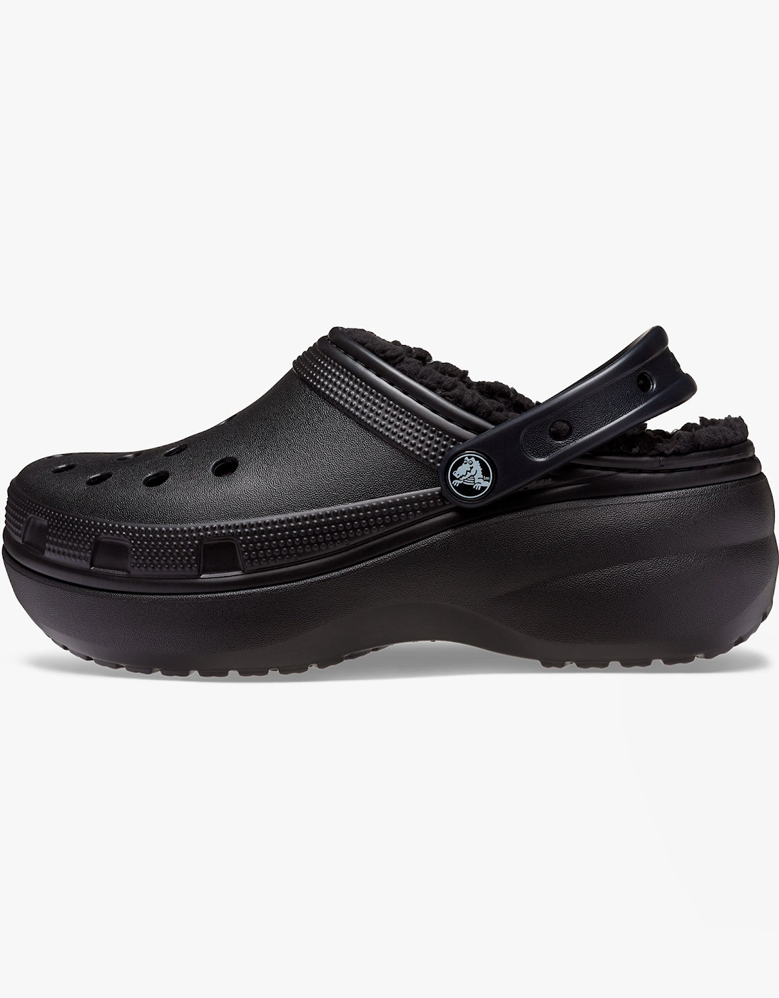 207938-001 CLASSIC PLATFORM LINED Womens Clogs Black