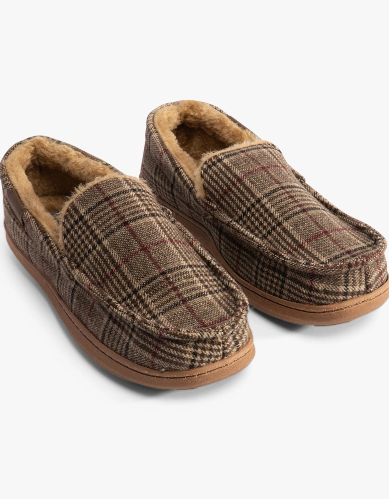 Jo & Joe TAUNTON Mens Slippers Brown