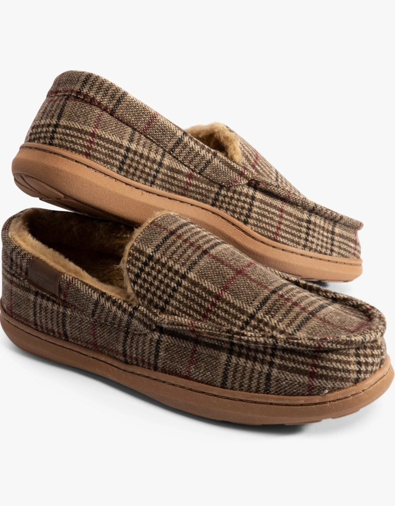 Jo & Joe TAUNTON Mens Slippers Brown