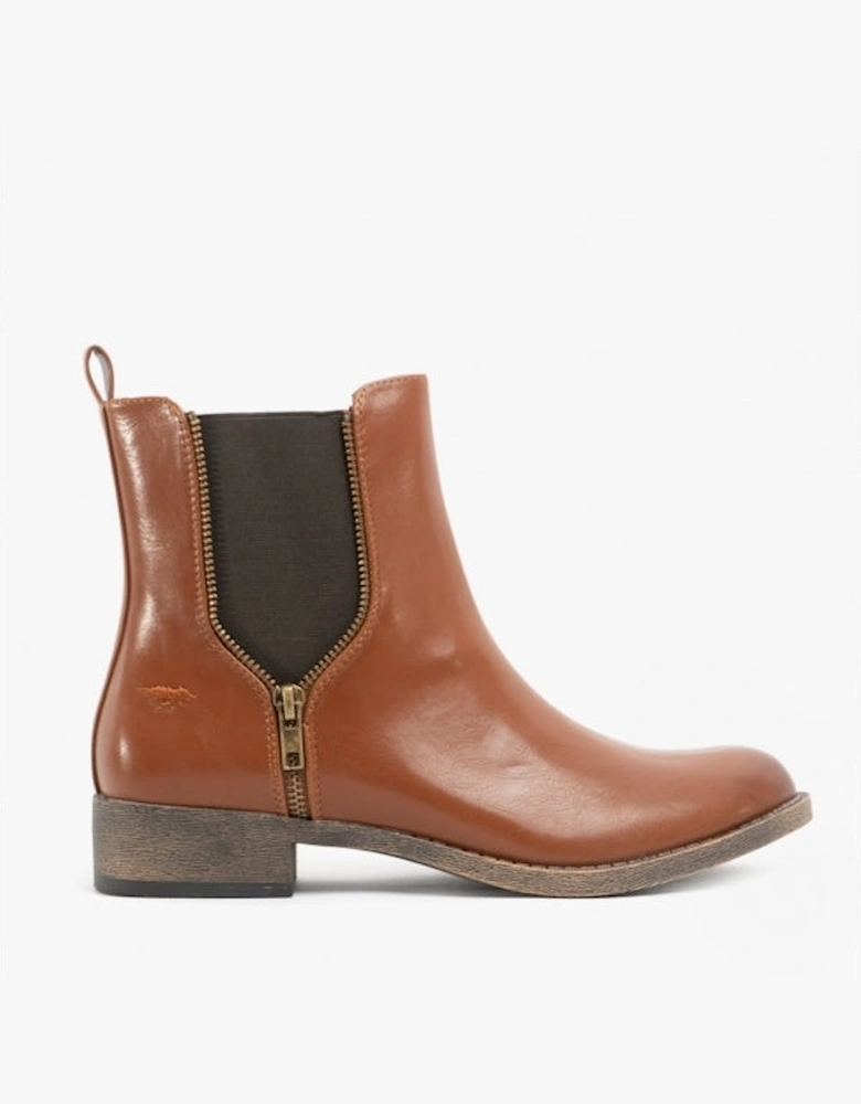 CAMILLA BROMLEY Womens Chelsea Boots Brown